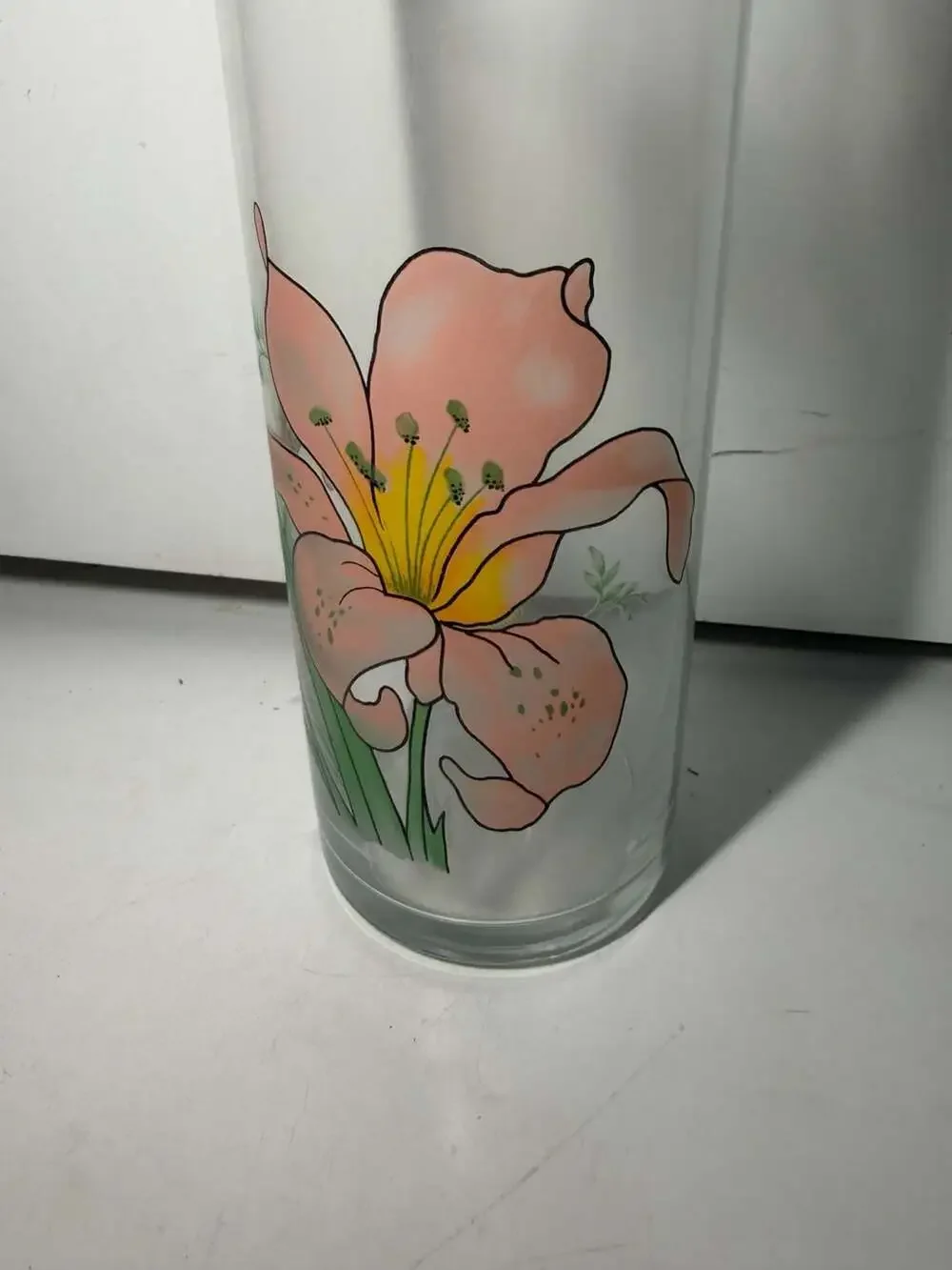Crystal Clear Industries Handcrafted Turkish Glass Cylinder Vase
